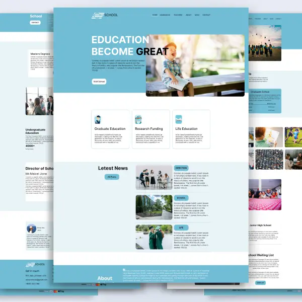 Optimised landing page layout with strong imagery and buy button